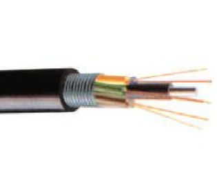 Cable acorazado al aire libre de la fibra de la cinta de GYTS del tubo acorazado flojo de acero de la capa