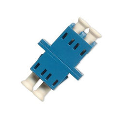 Material azul del certificater del color ROHS del duplex del adaptador de la fibra óptica de LC/UPC