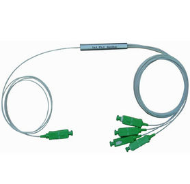 tubo de acero del divisor de la fibra óptica del PLC de 1*4 1*16 1*32 packaing con el conector de SC/APC