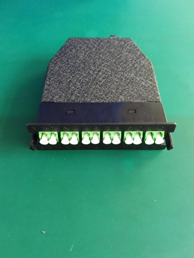 El panel de remiendo de la fibra óptica del casete FTTH del módulo de MTP APC UPC 12/24 bases 2