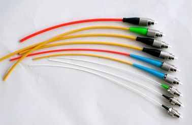 White cable FC / PC 0.9mm Fiber Optic Pigtail for Active Device Termination