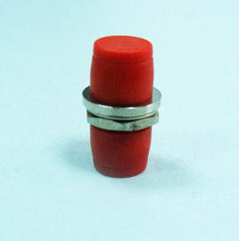 Single D Type FC APC / UPC Fiber Optic Adapter Green Or Red Color