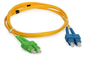 1M, 3M, 5M, Customized Singlemode Or Multimode APC-SC-PC DX - SM Fiber Optic Patch Cord
