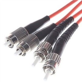 FC To FC ( MM DX ) Fiber Optic Patch Cord PC , UPC And APC Polishing