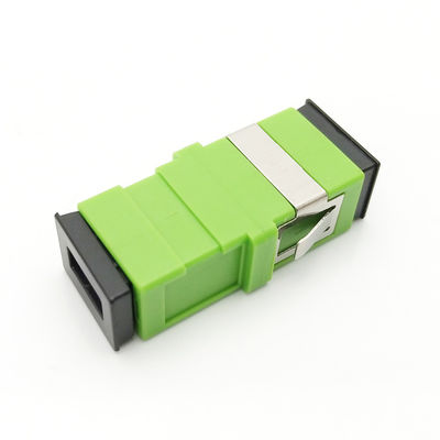 IEC617544 Simplex Flangeless APC Fiber Optic Coupler