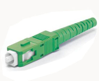 SC / APC to LC / APC Fiber Optic Patch Cord SM Simplex LSZH Cable