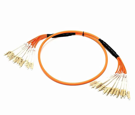 1310nm OM2 2.0mm 12C Multimode Fiber Optic Patch Cords