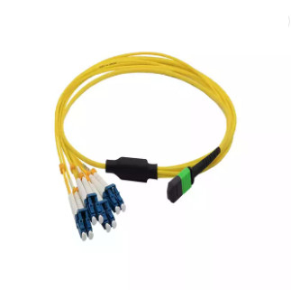 Cordón de remiendo de alta calidad del tronco de la fibra óptica del cable MPO/MTP-LC de MTP MPO