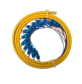 Líe las coletas de la fibra óptica con el conector de FC/SC/LC, longitud se modifica para requisitos particulares