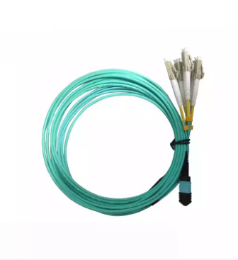 8 12 24 cordones 2.0m m de fibra óptica MPO del desbloqueo del puente de la base MTP al cable del remiendo de la fibra óptica del LC