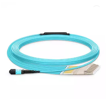 8-24 fibras MTP-12 LC/SC/FC/ST OM3 50/125 milímetro de los E.E.U.U. Conec MTP de la élite de cable del desbloqueo