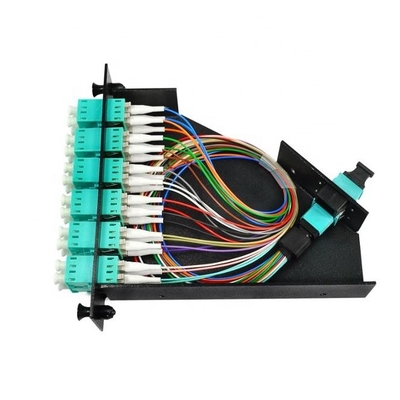 6 X LC Duplex SM OM3 50/125 MPO Terminal de la MTP en la caja de las máquinas