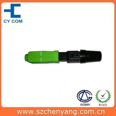 calidad Conector rápido de fibra óptica (SC/APC, pre-polado, ranura metálica) fábrica