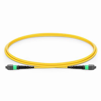 Calidad Cable de conexión MPO con baja IL de 0,35 dB para transceptores QSFP-DD de 800G y fibra insensible a la flexión G.657.A1 Fábrica